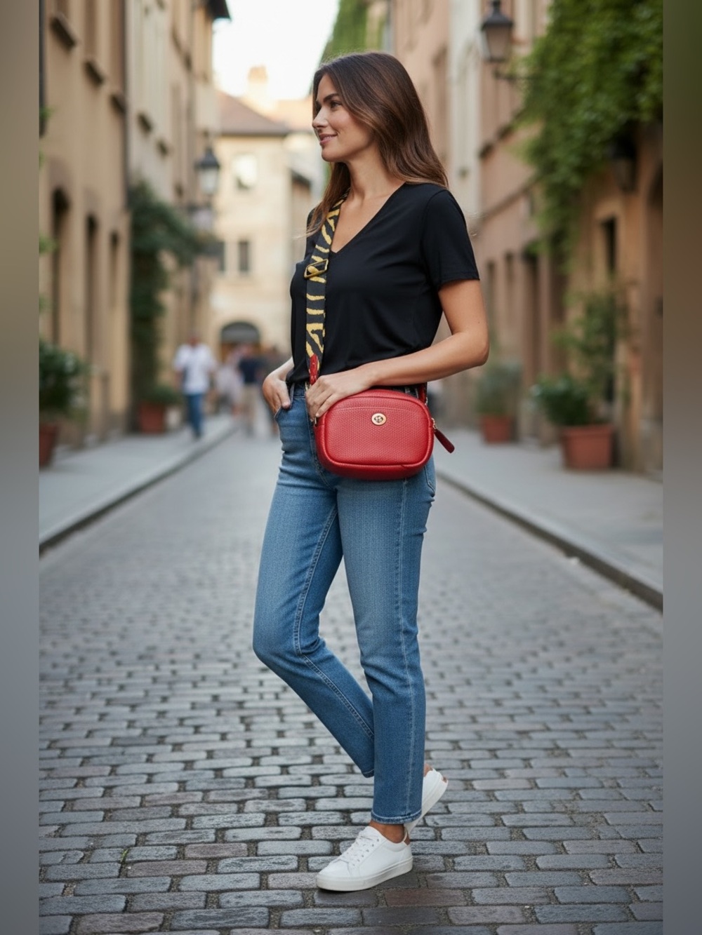Coach Lunar New Year Tiger Red Crossbody Bag with Bold Strap NWOT